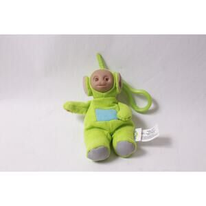 1999 Burger King Teletubbies Dipsy Plush Bag Clip Soft Toy ~ 260325-WH 1038